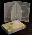 Sextuple DVD Case Semi-clear (27mm)